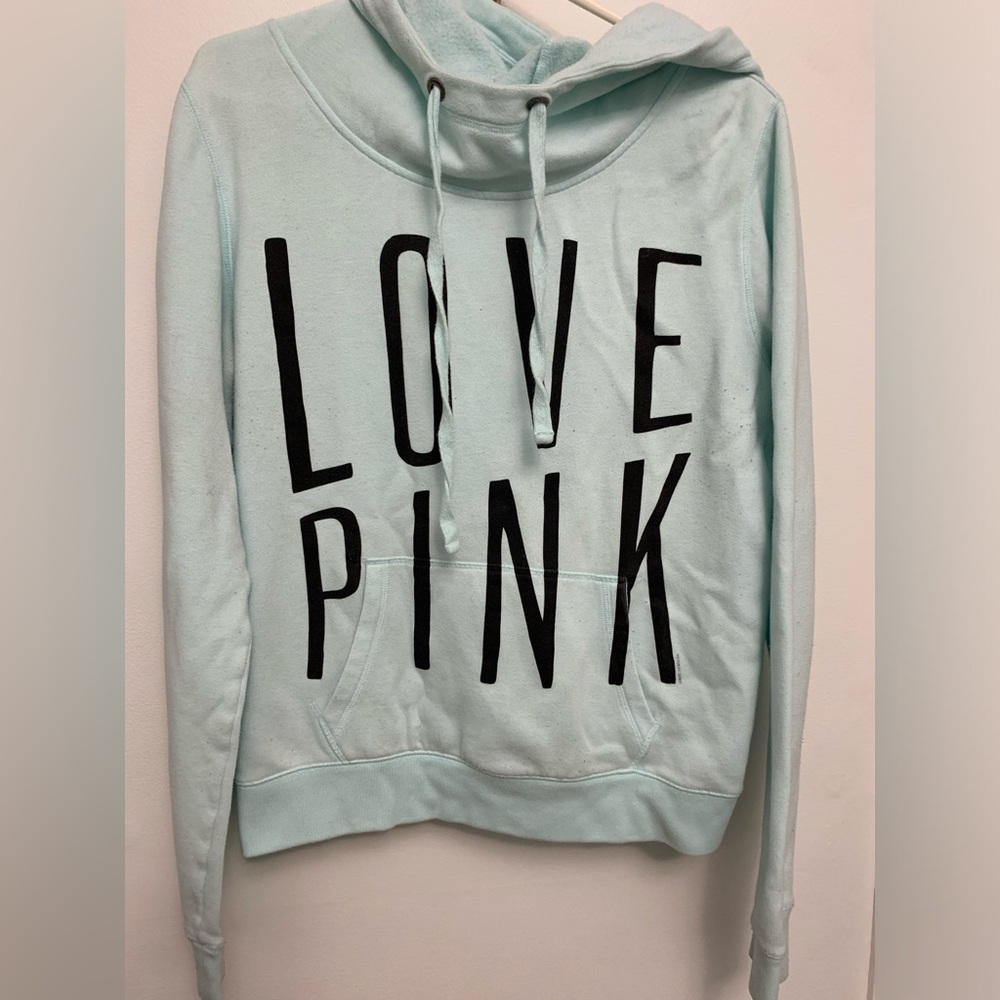 PINK mint green sweatshirt